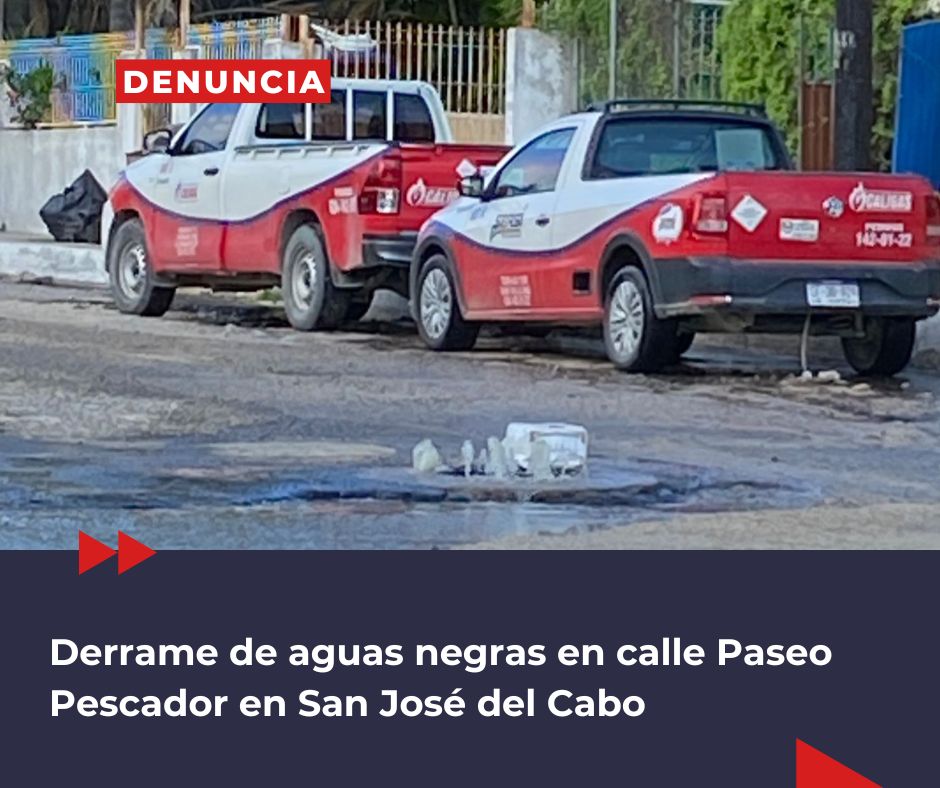 Derrames de Aguas Negras pone en jaque  a la población